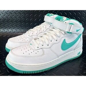 Nike Air Force 1 Mid 07 Clear Jade White DV0806-102 Mens sneakers size 11.5
